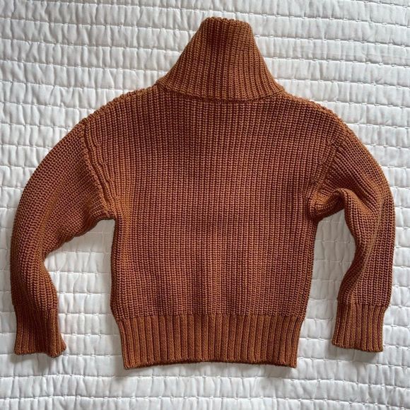 Jamie Kay Bradley Knit Half Zip Sweater in Tawny Marle | 1YR - Picture 4 of 8